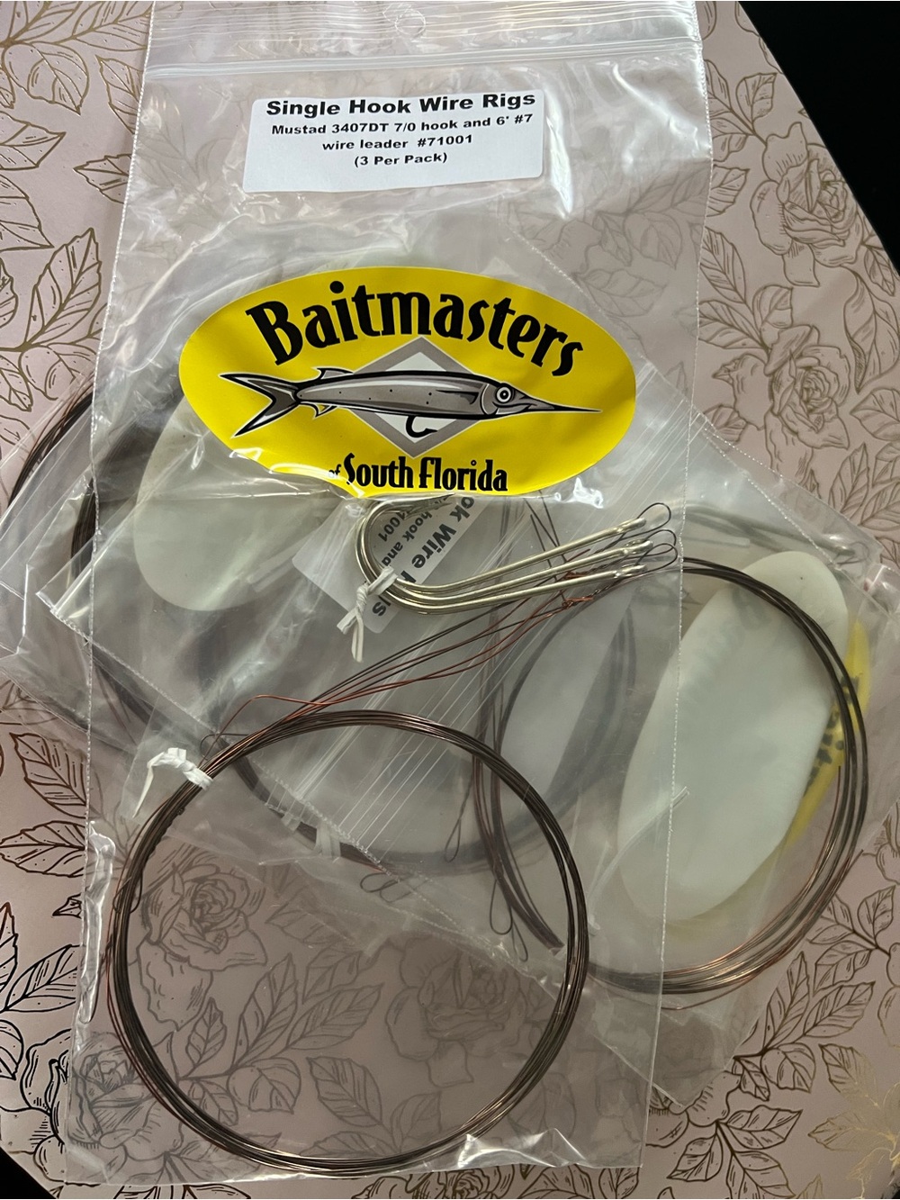 Baitmasters single hook wire rigs - bundle